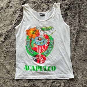 Vintage 90’s Acapulco Neon Tank Top